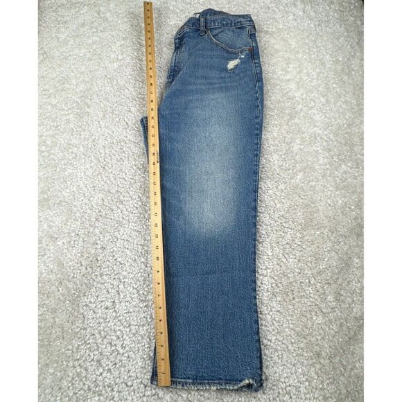 Abercrombie & Fitch Ultra High Rise Kick Flare Jean Distressed NEW - Picture 11 of 13